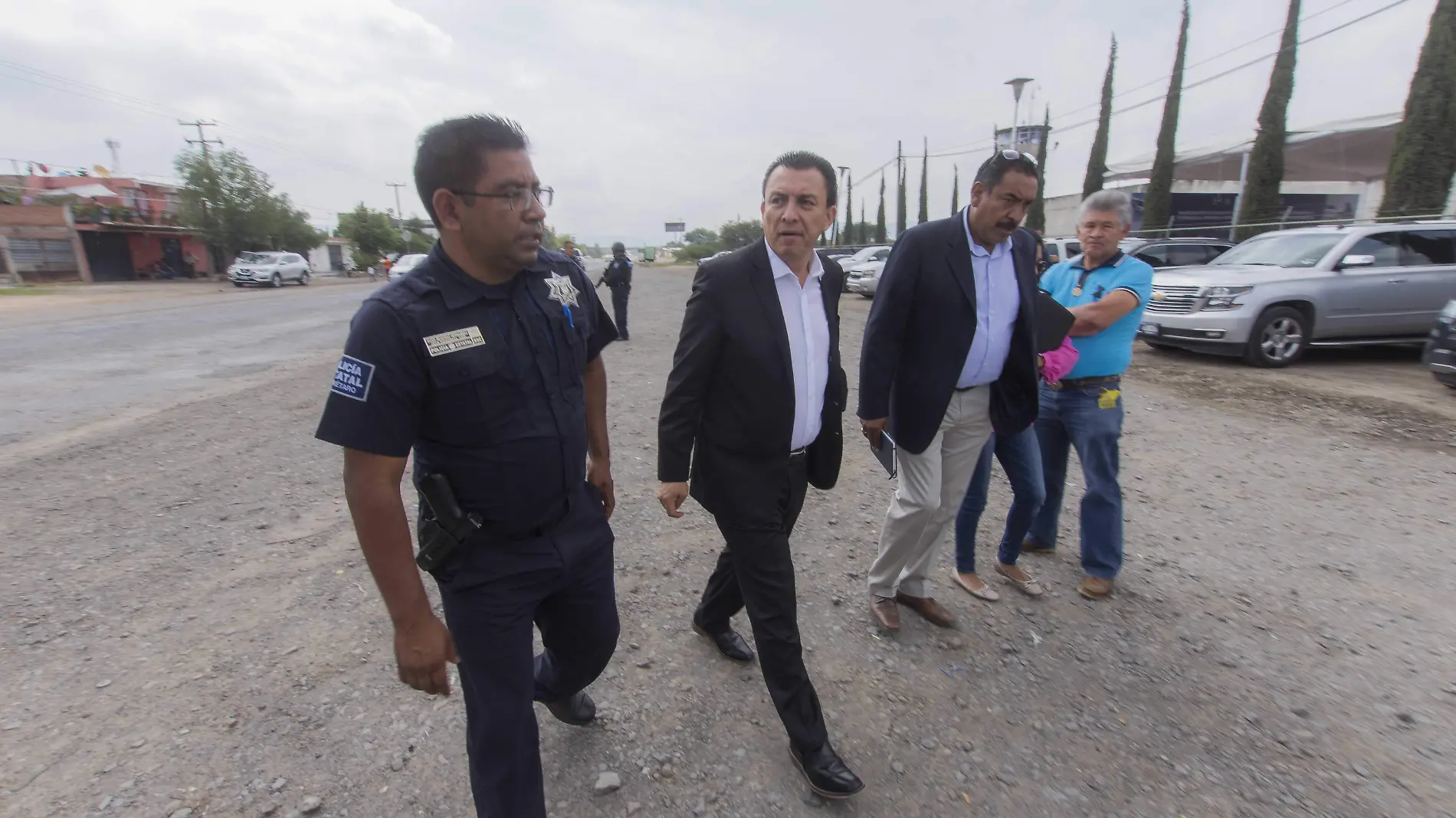 Trabajos conjuntos encabezan corporaciones ante bloqueos carreteros en estados vecinos.  Foto César Ortiz.